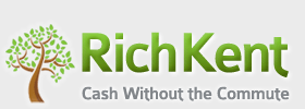 The home page of Rich Kent, a web designer, graphic artist, and web and affiliate marketer